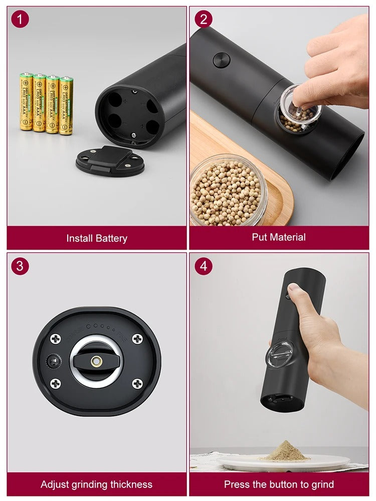 Elektrische Salz und Pfeffer Mühle